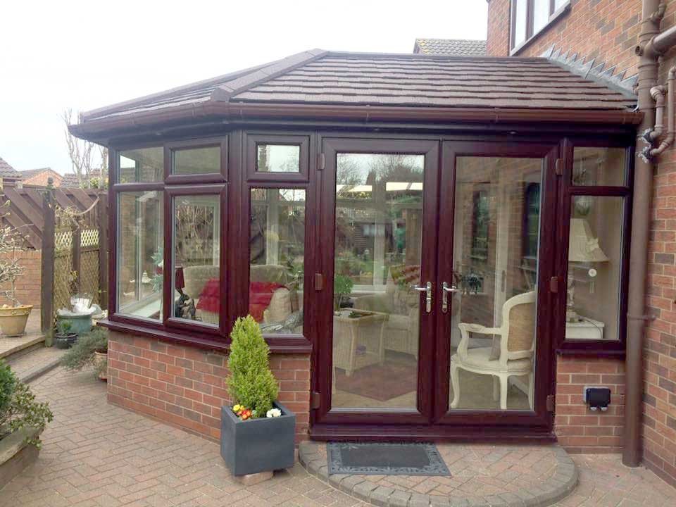 choose-us-conservatory-pic Richard Connole - Summerview buildings ltd wood effect double glazing.